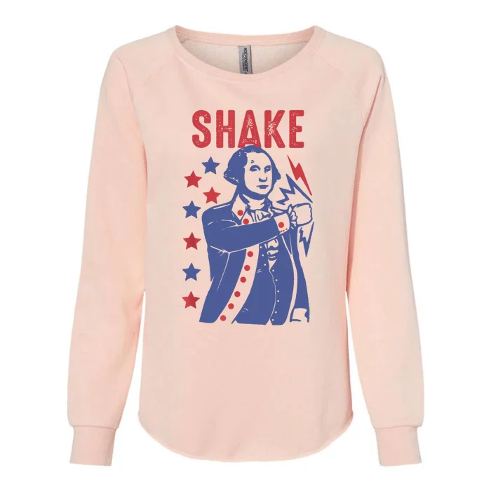 Shake And Bake Funny Couple Matching 4th Of July Shake Womens California Wash Sweatshirt