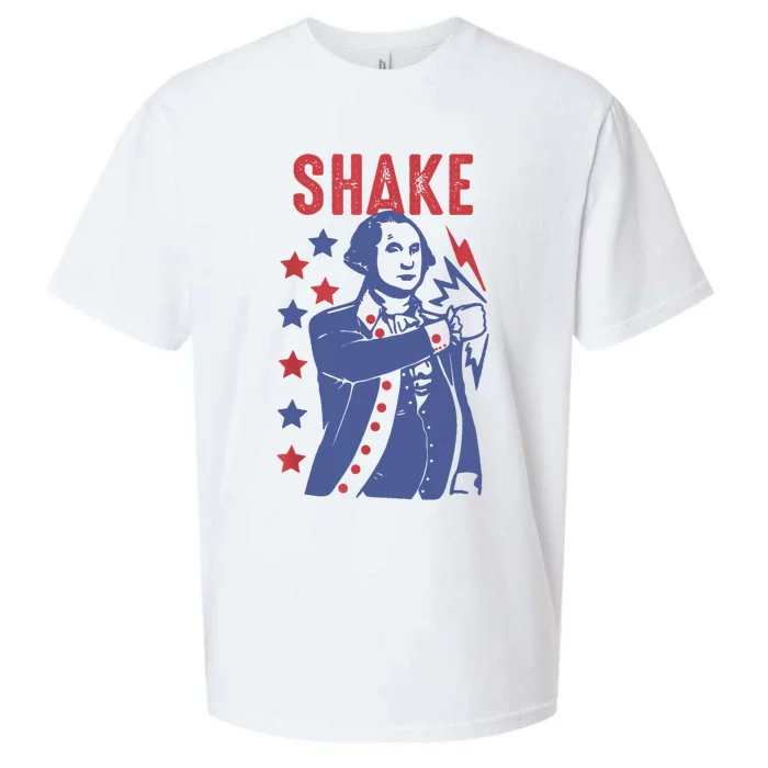 Shake And Bake Funny Couple Matching 4th Of July Shake Sueded Cloud Jersey T-Shirt