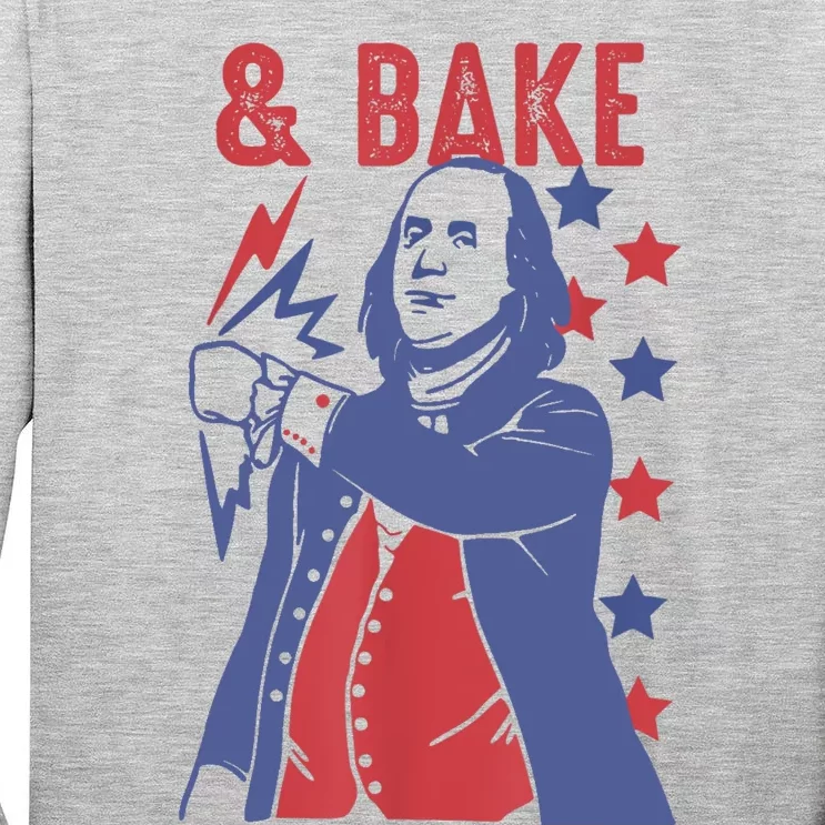 Shake And Bake Funny Couple Matching 4th Of July Bake Tall Long Sleeve T-Shirt