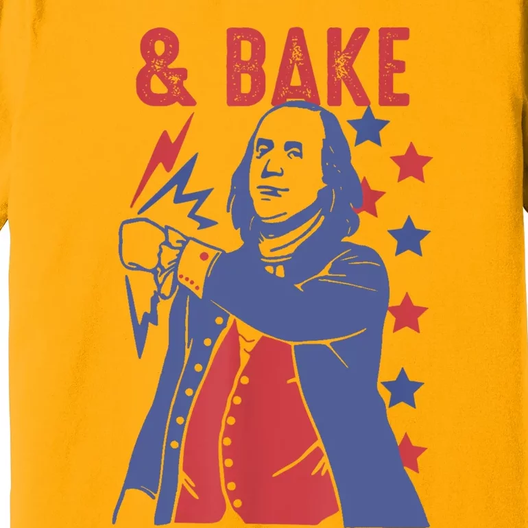 Shake And Bake Funny Couple Matching 4th Of July Bake Premium T-Shirt