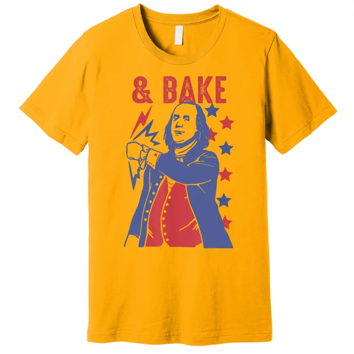 Shake And Bake Funny Couple Matching 4th Of July Bake Premium T-Shirt