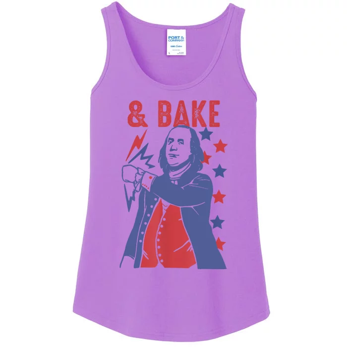 Shake And Bake Funny Couple Matching 4th Of July Bake Ladies Essential Tank