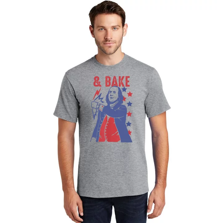 Shake And Bake Funny Couple Matching 4th Of July Bake Tall T-Shirt