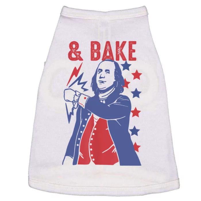 Shake And Bake Funny Couple Matching 4th Of July Bake Doggie Tank