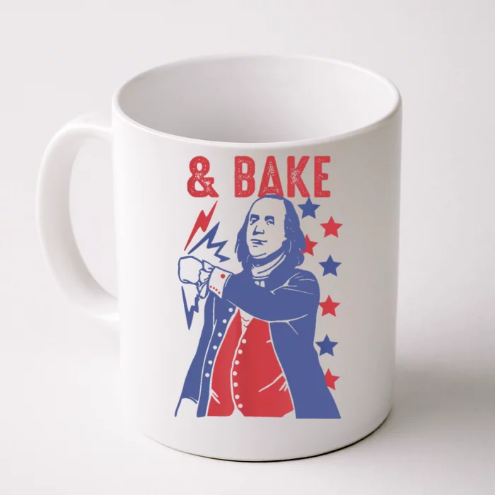 Shake And Bake Funny Couple Matching 4th Of July Bake Front & Back Coffee Mug