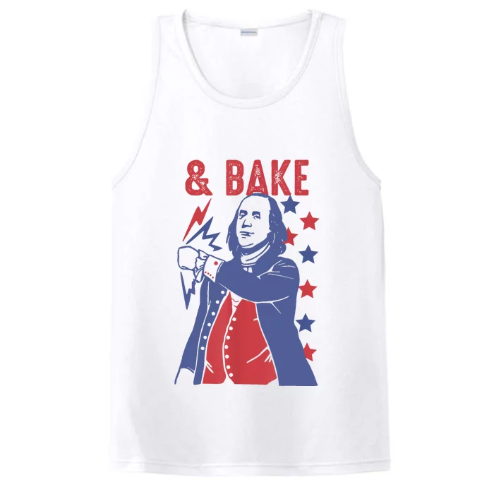 Shake And Bake Funny Couple Matching 4th Of July Bake Performance Tank