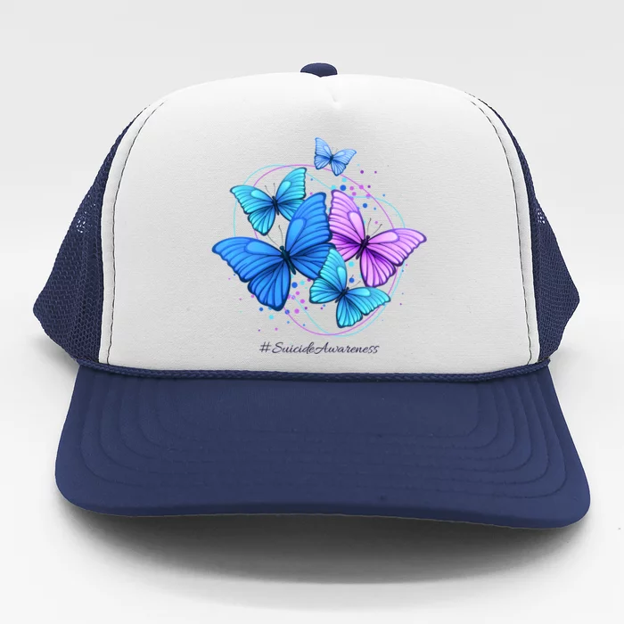 Suicide Awareness Butterfly Trucker Hat