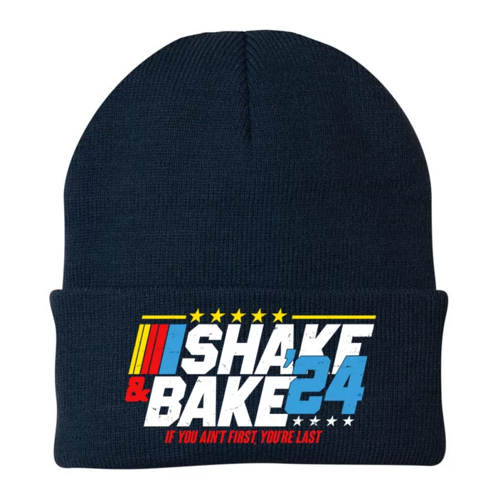 Shake And Bake If You Aint First Youre Last Knit Cap Winter Beanie