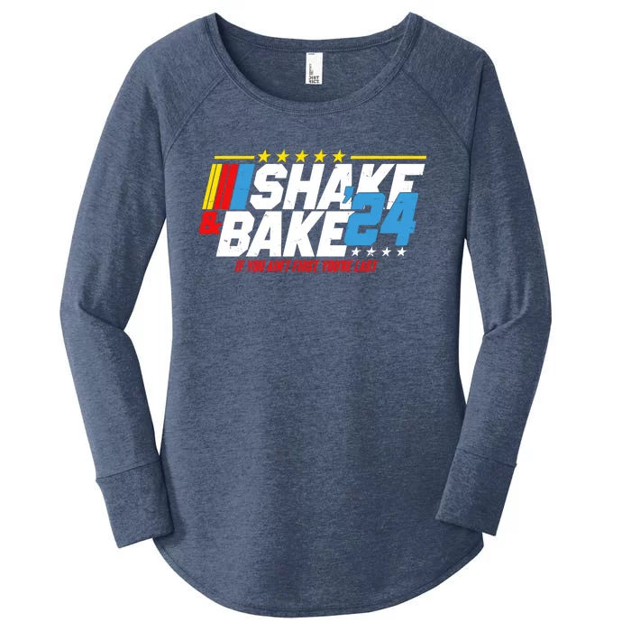 Shake And Bake If You Aint First Youre Last Women's Perfect Tri Tunic Long Sleeve Shirt