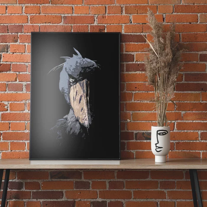 Shoebill African Bird Aztec Mayan Bird Lover Cool Poster