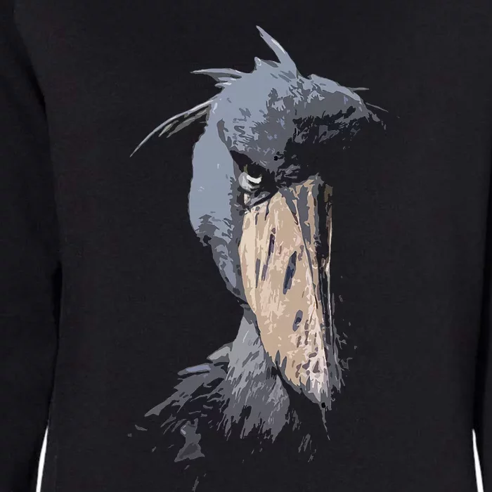 Shoebill African Bird Aztec Mayan Bird Lover Cool Womens California Wash Sweatshirt