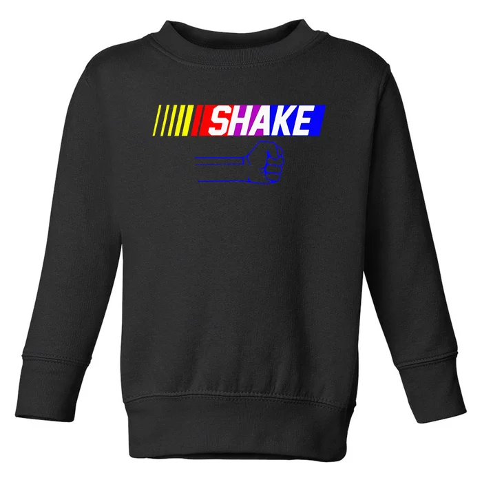 Shake And Bake Funny Family Lover Dad Daughter Son Matching Toddler Sweatshirt