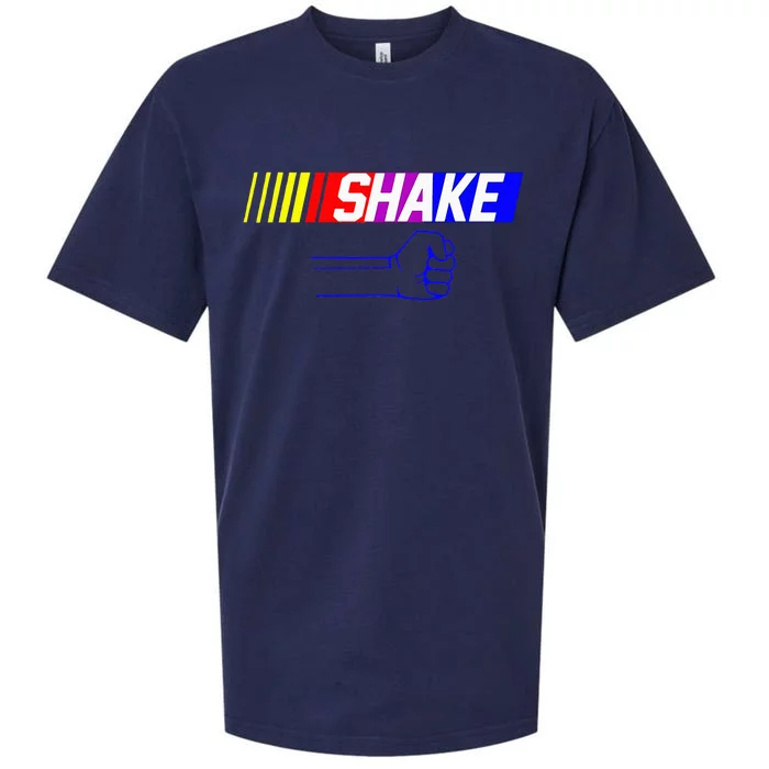 Shake And Bake Funny Family Lover Dad Daughter Son Matching Sueded Cloud Jersey T-Shirt