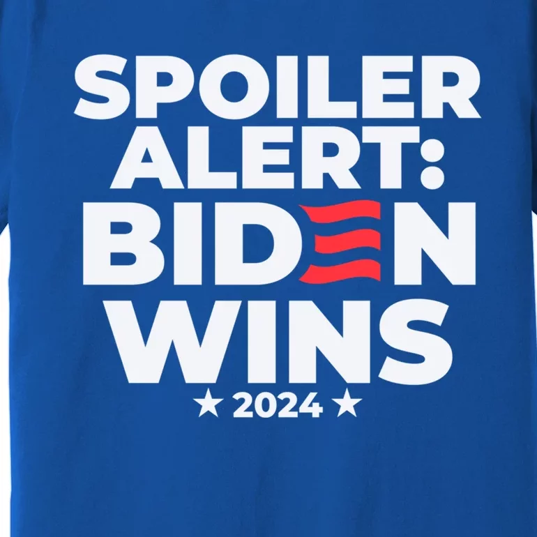 Spoiler Alert Biden Wins 2024 Presidential Election Gift Premium T-Shirt