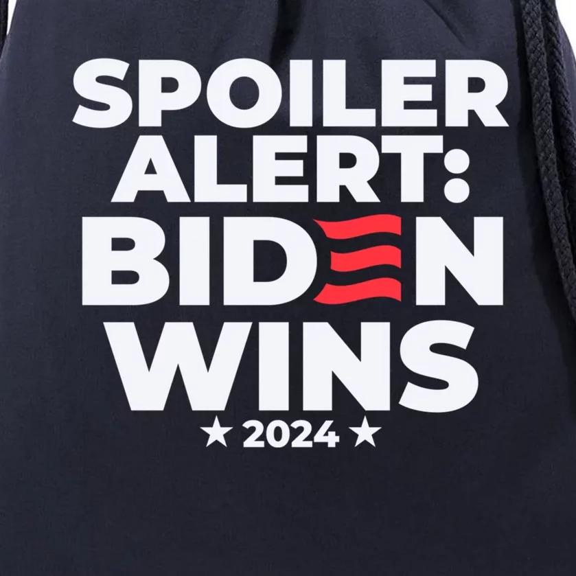 Spoiler Alert Biden Wins 2024 Presidential Election Gift Drawstring Bag