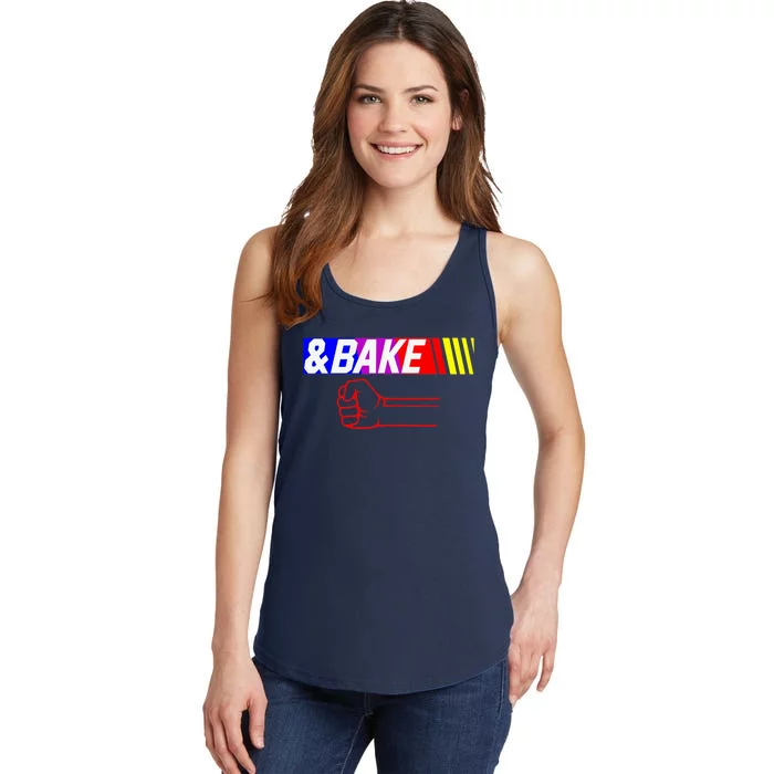 Shake And Bake Funny Family Lover Dad Daughter Son Matching Ladies Essential Tank