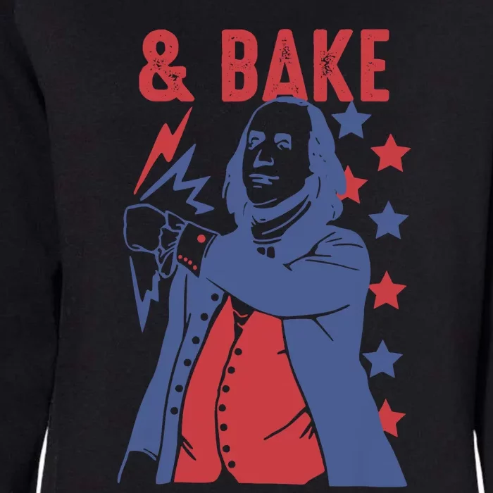 Shake And Bake Funny Couple Matching 4th Of July Bake Womens California Wash Sweatshirt