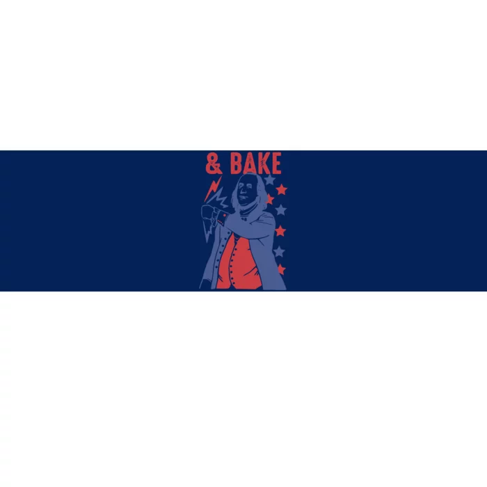 Shake And Bake Funny Couple Matching 4th Of July Bake Bumper Sticker