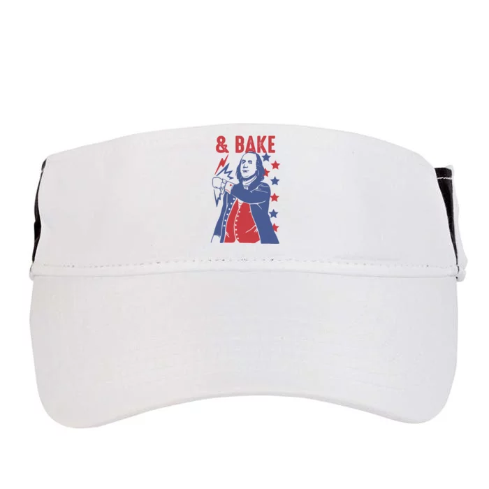 Shake And Bake Funny Couple Matching 4th Of July Bake Adult Drive Performance Visor