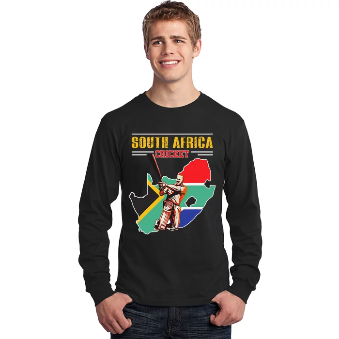 South African Batsman Southafrica Cricket Long Sleeve Shirt