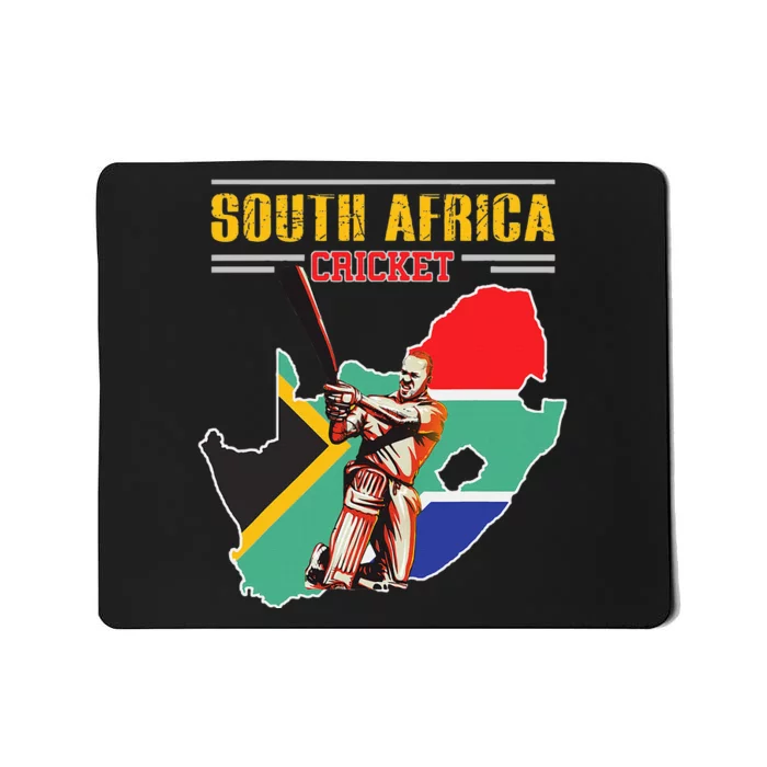 South African Batsman Southafrica Cricket Mousepad