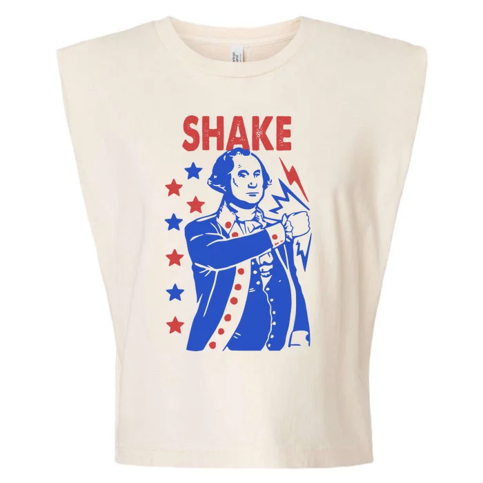 Shake And Bake Benjamin Franklin Garment-Dyed Women's Muscle Tee