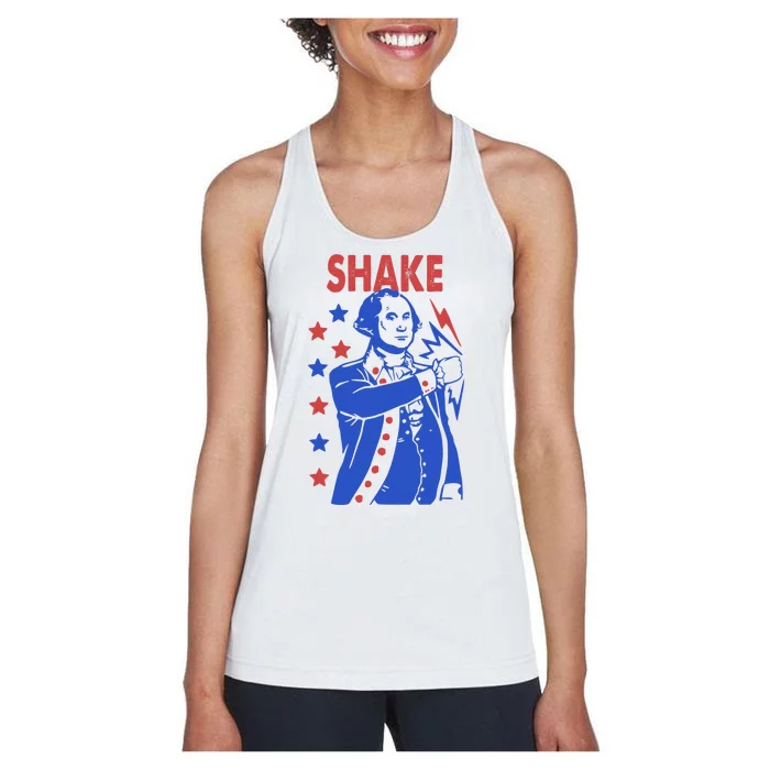 Shake And Bake Benjamin Franklin Women's Racerback Tank