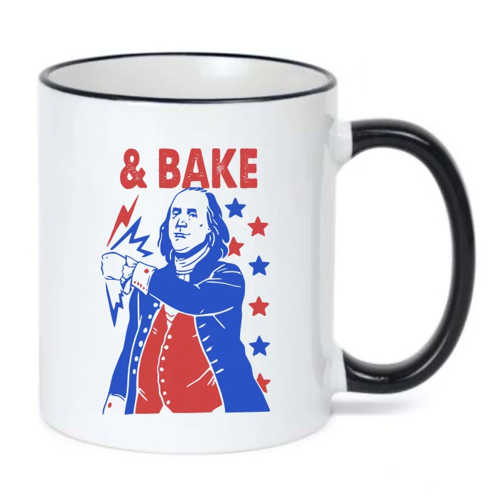 Shake And Bake Benjamin Franklin Black Color Changing Mug