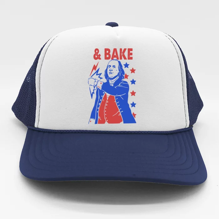 Shake And Bake Benjamin Franklin Trucker Hat