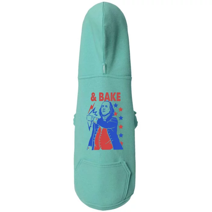 Shake And Bake Benjamin Franklin Doggie 3-End Fleece Hoodie