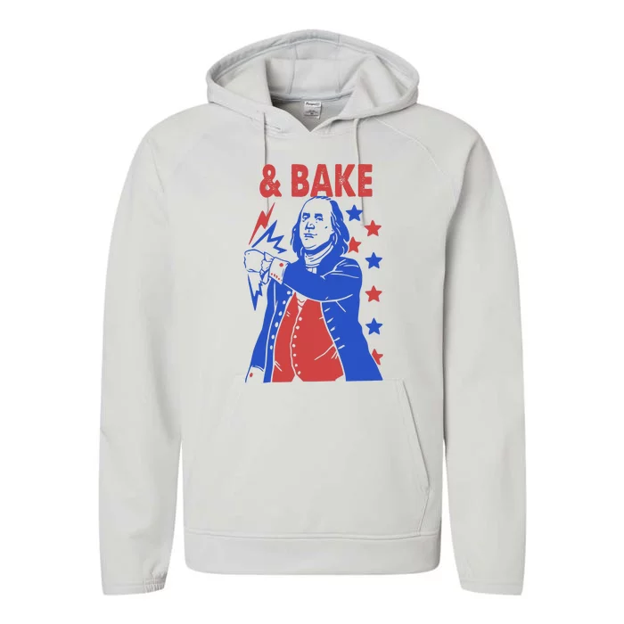 Shake And Bake Benjamin Franklin Performance Fleece Hoodie