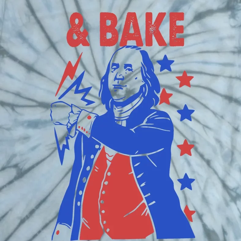 Shake And Bake Benjamin Franklin Tie-Dye T-Shirt