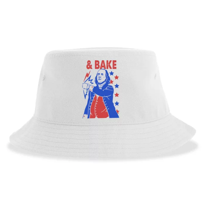 Shake And Bake Benjamin Franklin Sustainable Bucket Hat