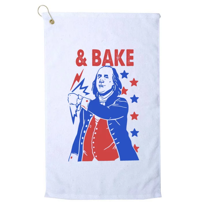 Shake And Bake Benjamin Franklin Platinum Collection Golf Towel