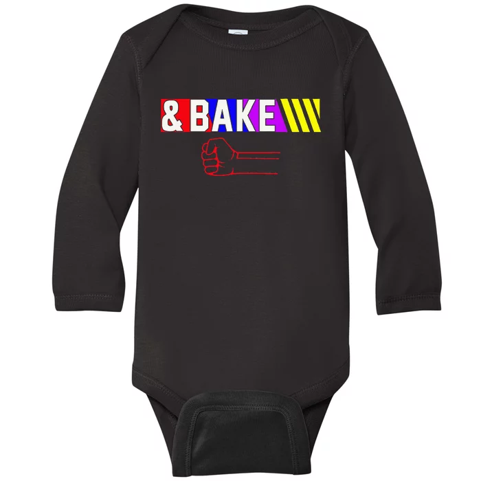 Shake And Bake Funny Family Matching Lover Dad Daughter Baby Long Sleeve Bodysuit