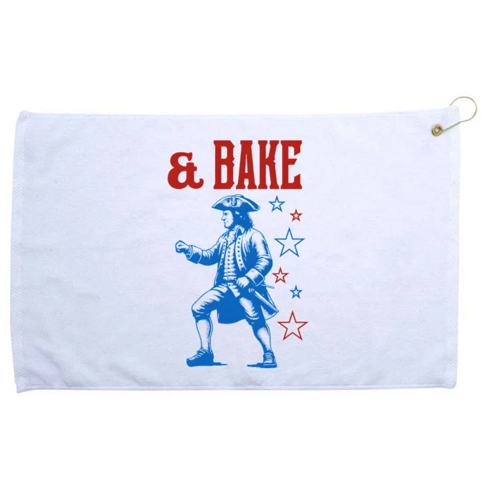 Shake And Bake 4th Of July Couple Matching Grommeted Golf Towel