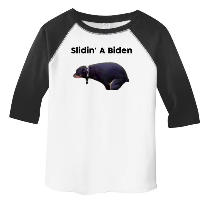 Slidin' A Biden Toddler Fine Jersey T-Shirt