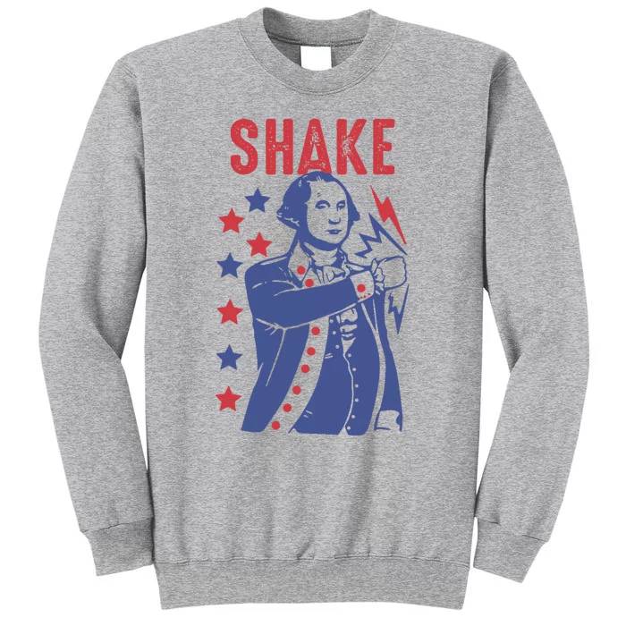 Shake And Bake Funny Couple Matching 4th of July Shake Tall Sweatshirt