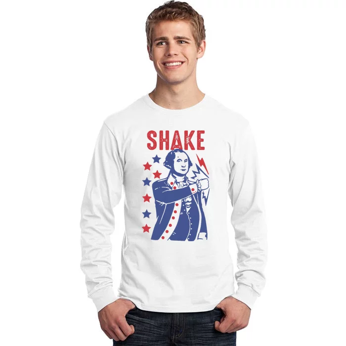 Shake And Bake Funny Couple Matching 4th of July Shake Tall Long Sleeve T-Shirt