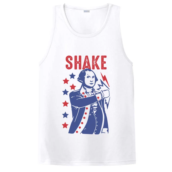 Shake And Bake Funny Couple Matching 4th of July Shake Performance Tank