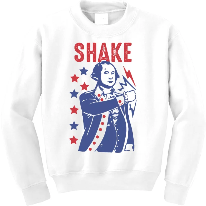 Shake And Bake Funny Couple Matching 4th of July Shake Kids Sweatshirt