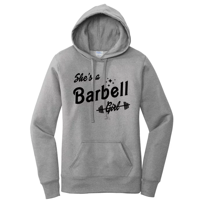 Shes A Barbell Girl Women's Pullover Hoodie