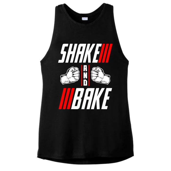 Shake And Bake Ladies Tri-Blend Wicking Tank