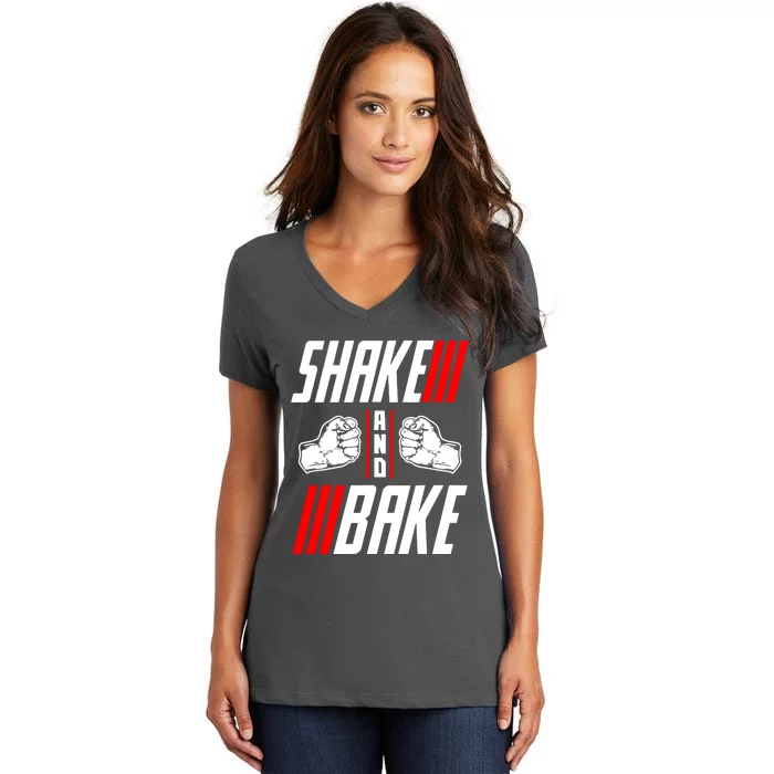 Shake And Bake Women's V-Neck T-Shirt