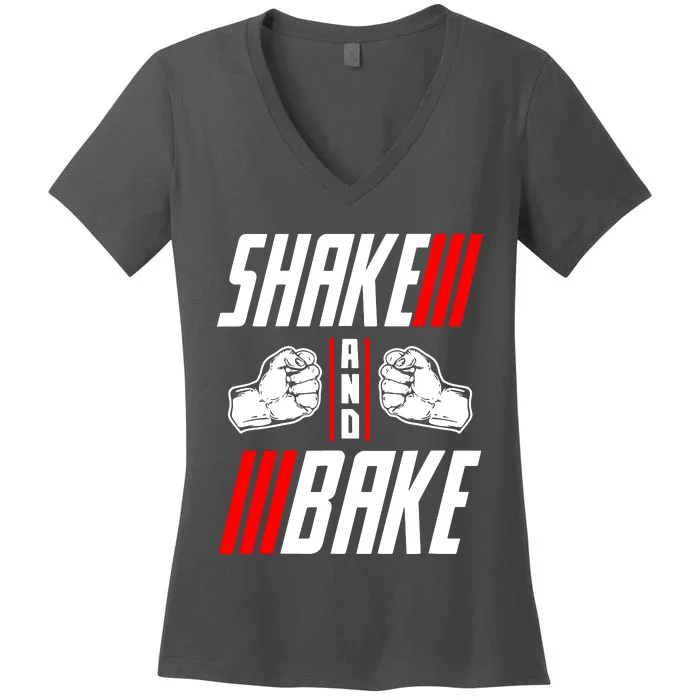 Shake And Bake Women's V-Neck T-Shirt