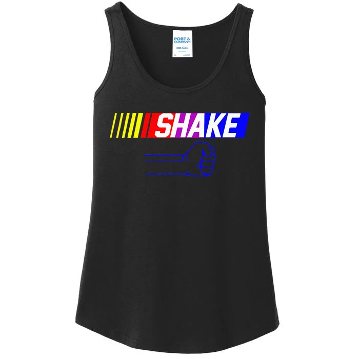 Shake And Bake Funny Family Lover Dad Daughter Son Matching Ladies Essential Tank