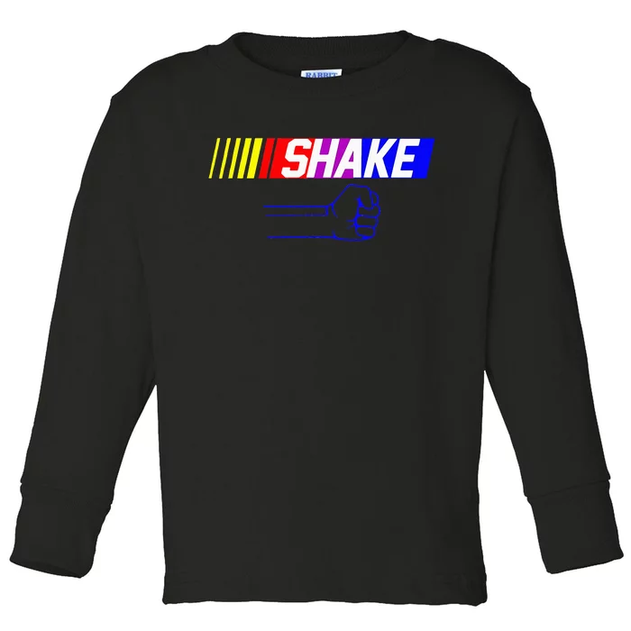 Shake And Bake Funny Family Lover Dad Daughter Son Matching Toddler Long Sleeve Shirt