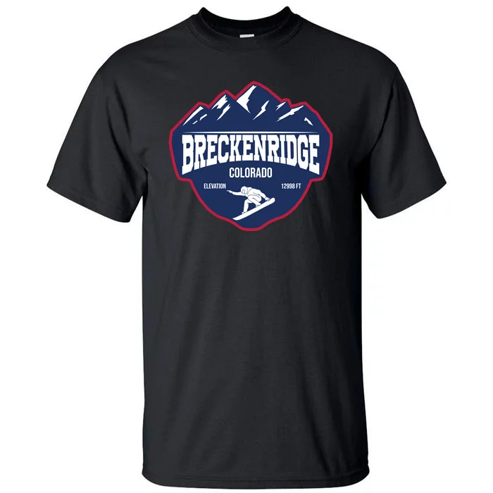 Ski At Breckenridge Colorado Tall T-Shirt