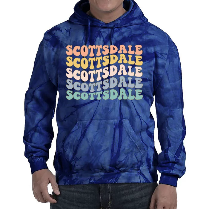 Scottsdale Arizona Bachelorette Party Matching Trip Tie Dye Hoodie