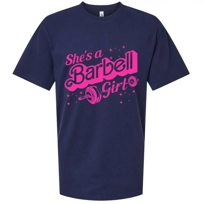 Shes A Barbell Sueded Cloud Jersey T-Shirt